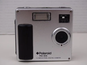 Polaroid Digital Camera PDC 3030 3.2MP Y2K Vintage Retro Digicam Silver Tested - Bild 1 von 11