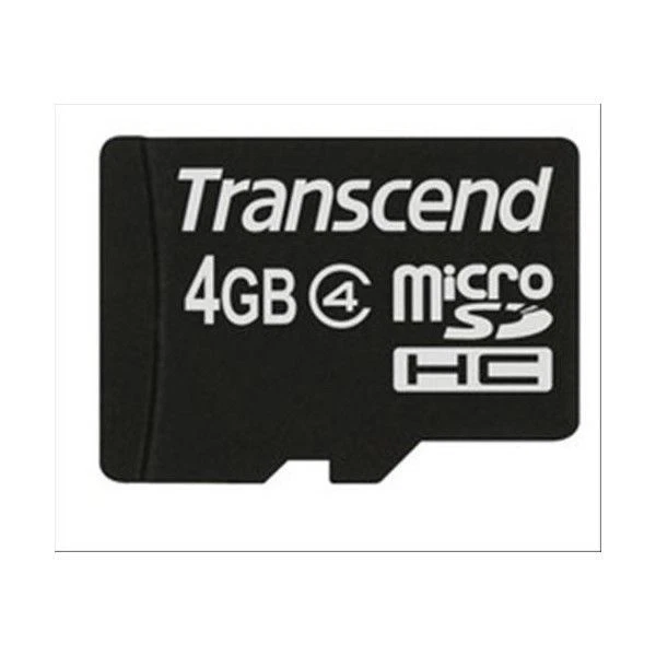 MICRO SD Transcend 4GB Trans Flash memoria automazioni MP3 MP4 smartphone GPS  - Immagine 1 di 1