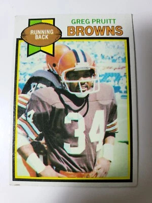 1979 Topps Greg Pruitt card #455 - Image 1 of 2