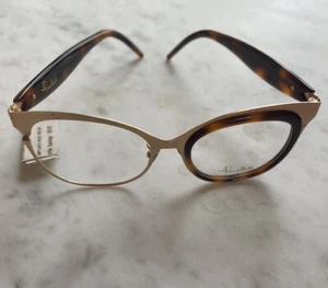 POMELLATO PM0025O 003 GOLD/TORTOISE OVAL EYEGLASSES FRAME. 48mm Defect - Picture 1 of 6