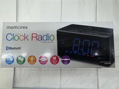 Memorex InteliSet Bluetooth будильник радио черный (MC5550) - Изображение 1 из 3