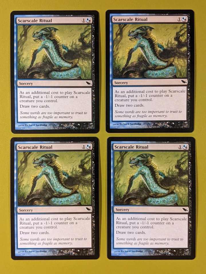 Scarscale Ritual x4 Shadowmoor 4x Magic the Gathering MTG - Image 1 of 1