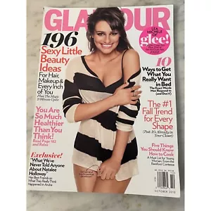 Glamour Magazine Lea Michele Glee October 2010 Beauty Fashion Trends - Imagen 1 de 5