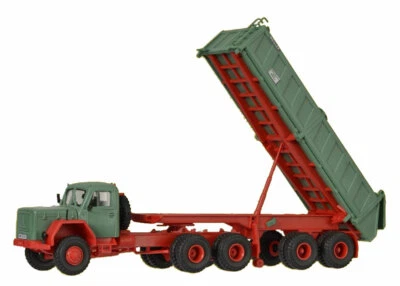 Kibri H0 14036 MAGIRUS DEUTZ mit MEILLER Kippsattelauflieger