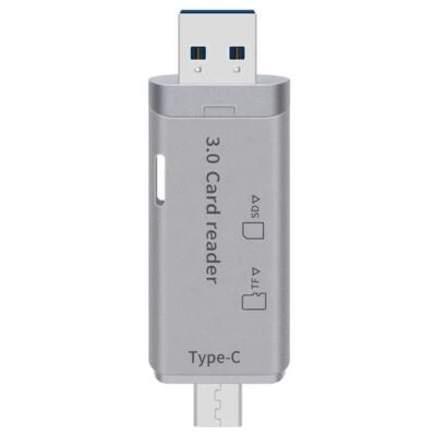 Type C Micro USB SD Card Reader Adapter to USB 3.0  USB A Converter Macbook Mini - Image 1 of 4