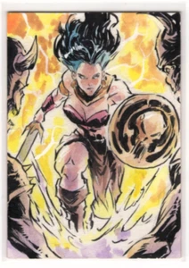 2025 EGS ART STUDIO GALZ N ZOMBIES Ajhay Cerezo 1/1 Sketch Card B - Picture 1 of 2