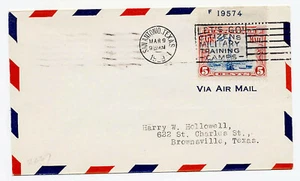 US 1929 First Flight Cover CAM 22 San Antonio to Brownsville TX CV $18 Plate # - Picture 1 of 3