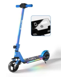 S5 Foldable Kids Electric Scooter 8.7mph 5 Miles 130W Motor Lightweight Blue - Picture 1 of 6