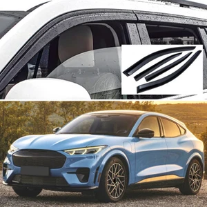 Protector de lluvia protector solar viseras de ventana deflectores para Ford Mustang Mach-E 2021-2025 - Imagen 1 de 8
