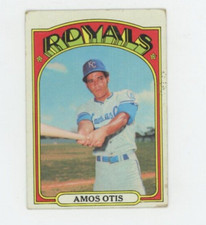 Amos Otis 1972 Topps Baseball Card - KANSAS CITY ROYALS #10