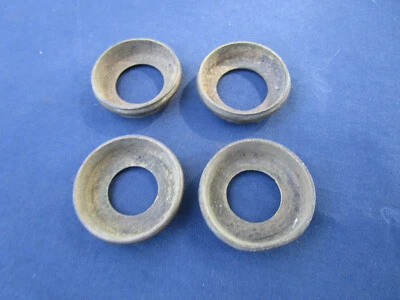 4 bagues Diamètre 2,7 m ancienne laiton pieds meuble table fauteuil chaise... - Photo 1/4