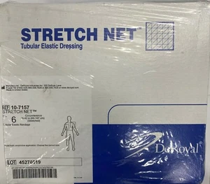 *1-Pack* DeRoyal Stretch Net Tubular Elastic Size-6 Dressing 10-7157 - Picture 1 of 3