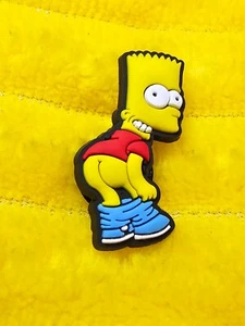 Bart Simpson Pants down Shoe Croc Charm - Picture 1 of 1