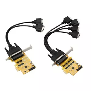 PCIE 2/4 Port Serial Expansion Card PCI-Express PCI-E to Industrial DB9 Serial - Picture 1 of 10