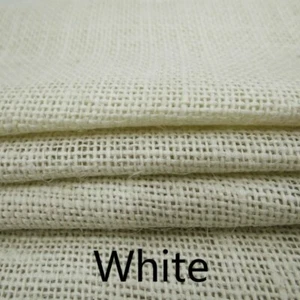 Natural 100% Jute Fabric Burlap Plain Flax Linen Cloth Eco Material Crafts Solid - Picture 1 of 17