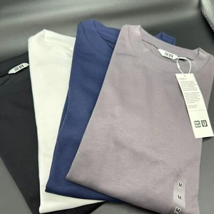 UNIQLO U AIRism Cotton Oversized T-Shirt Half-Sleeve 13color XS-4XL Japan - Picture 1 of 13