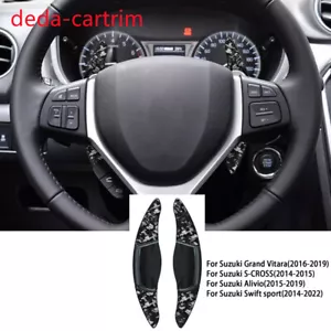 For Suzuki Vitara /Alivio 16-19 Swift Sport 14-22 Steering Wheel Shifter Paddles - Picture 1 of 9