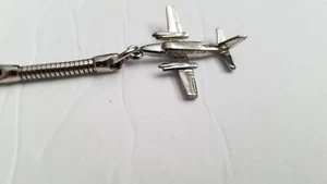 Cessna 421  Vintage Airplane Keychain Wichita Kansas  - Picture 1 of 9