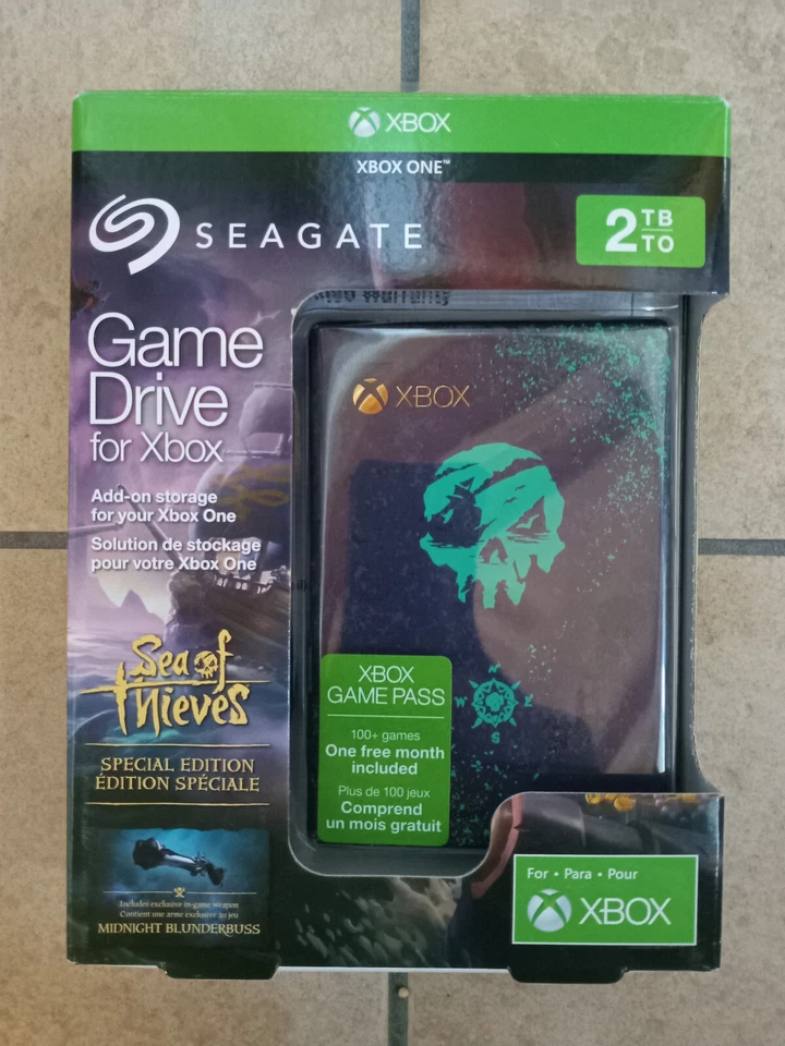 SEAGATE EXTERNAL HARD-DISK 2TB  "   sea of thieves  " - Immagine 1 di 1