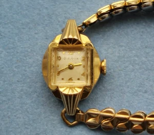 Old Rare Women Watch BULOVA Movement 680 17 Jewels SERVICED SWISS MADE 1920-30's - Picture 1 of 18