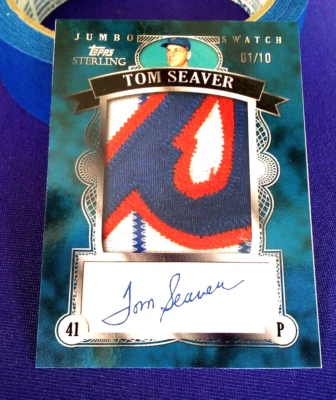 2007 TOPPS STERLING PROMO DOUBLE SIDED TOM SEAVER MATSUZAKA DAISUKA READ - Image 1 of 4