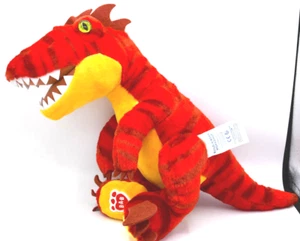 Build A Bear roter Dinosaurier T REX Velociraptor Raptor Plüschtier BAB Stofftier - Bild 1 von 5