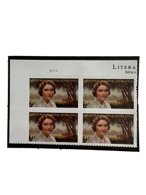 US Scott 4223 41c Majorie Kinnan Rawlings - Author VF/CF-MNH  Plate Block V1111 - Image 1 of 2