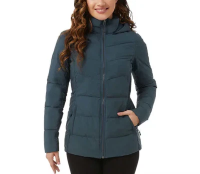 Chaqueta acolchada con capucha para mujer NWoT 32 Degrees Heat tecnología de invierno talla S $125 9D057 Foto 1 de 4