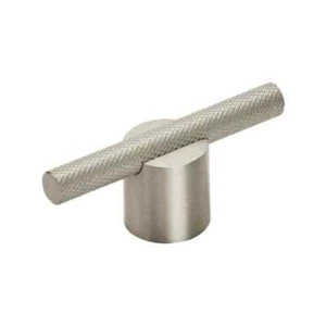Amerock BP741416SCSC Transcendent 3/8 Inch Bar Cabinet Knob - Silver Champagne - Picture 1 of 6