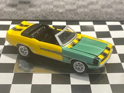 Chevrolet Camaro SS/RS 1969 1/64 convertible amarillo sin restaurar hecho a medida M15 Foto 1 de 4