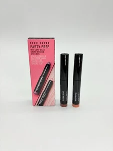 BOBBI BROWN Mini Long Wear Cream Eye Shadow Stick Duo DUSTY MAUVE & GOLDEN PINK - Picture 1 of 2