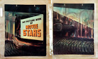 Vintage Dixie Cup Movie Star Premium 8 x 10 cartes photo couvertures avant et arrière