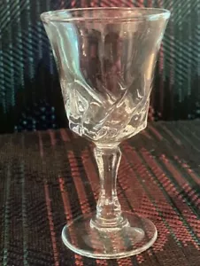 Cordial Gläser geschliffenes Glas Spirale Säulenstiel Klarglas Vintage - Bild 1 von 12