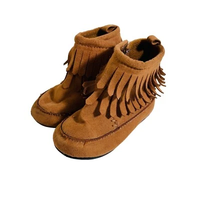 Koala Kids Moccasins Toddler Shoes Size 4 Slip On High Top Comfort Halloween Fun - Image 1 of 4