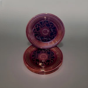 Vintage Fiestaware Amberstone Dinner Plate Fiesta Brown Sheffield Set Of 5 (2D) - Picture 1 of 4