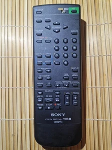 Sony Fernbedienung RMT-V148J Videorecorder TV Video Plus Original Schwarz - Bild 1 von 5