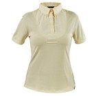 Horse Riding Show Shirt Aubrion Short Sleeve Competition - Yellow