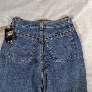 Vintage Levis Relaxed Tapered Fit Damen 14 (passt 28x30) High Rise 1988 80er NEU - Bild 1 von 13