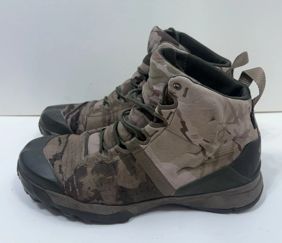 Botas camufladas Under Armour para hombre talla 9 Gore-Tex senderismo Tabor Ridge verdes Foto 1 de 4