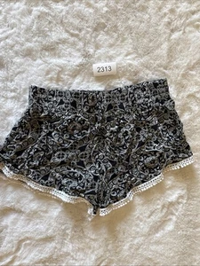 Just Love hoch taillierte Damen Shorts - Sommer Bommel Strandshorts Größe Medium - Bild 1 von 8