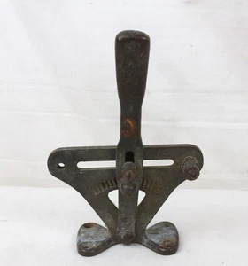 Antiguo WC de madera de latón antiguo con control de acelerador de barco - Imagen 1 de 8