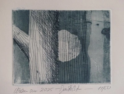 Radierung Horst Uhlemann  handsigniert Original, das Licht   11/50, 10 x 13, - Bild 1 von 2