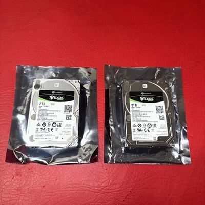 Lote de 2 discos duros Seagate Enterprise SAS 2,5” 12 Gb/s 2 TB ST2000NX0273 *PROBADO* Foto 1 de 4