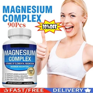 Magnesium Complex Magnesium Glycinate Magnesium Citrate 8 Elemental Magnesium - Bild 1 von 9