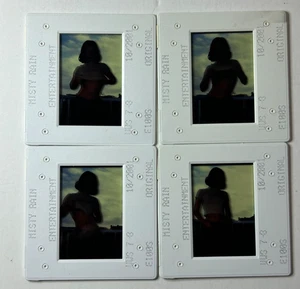 Lot of 4 Original Transparency 35mm Photo Slides of Misty Rain Adult Film Star - Picture 1 of 5