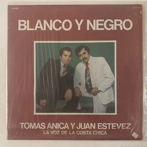 TOMAS ANICA Y JUAN ESTEVEZ - BLANCO Y NEGRO - MEX LP RED TRANSLUCENT AUTOGRAPHED - Picture 1 of 6