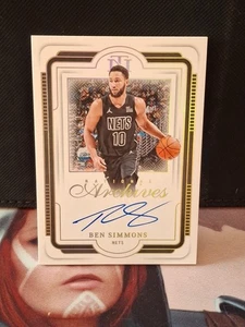 BEN SIMMONS 2024-25 Panini National Treasures HOLO GOLD On Card AUTO 3/10 Nets - Picture 1 of 3