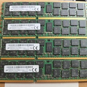 64GB 4 x 16GB Micron PC3L-12800R-11-13-E2 DDR3 ECC Server Memory HP Certified - Photo 1/3