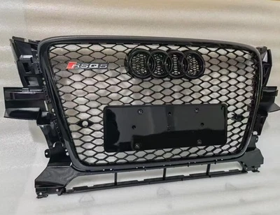 Parrilla de malla para parachoques delantero para Audi Q5 SQ5 RSQ5 2009 2010 2011 2012 Foto 1 de 3