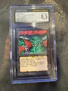 *** ARABIAN NIGHTS Juzam Djinn *** CGC 8.5 NM-MT+ Signed - DUTY PAID - Magic MTG - Picture 1 of 2